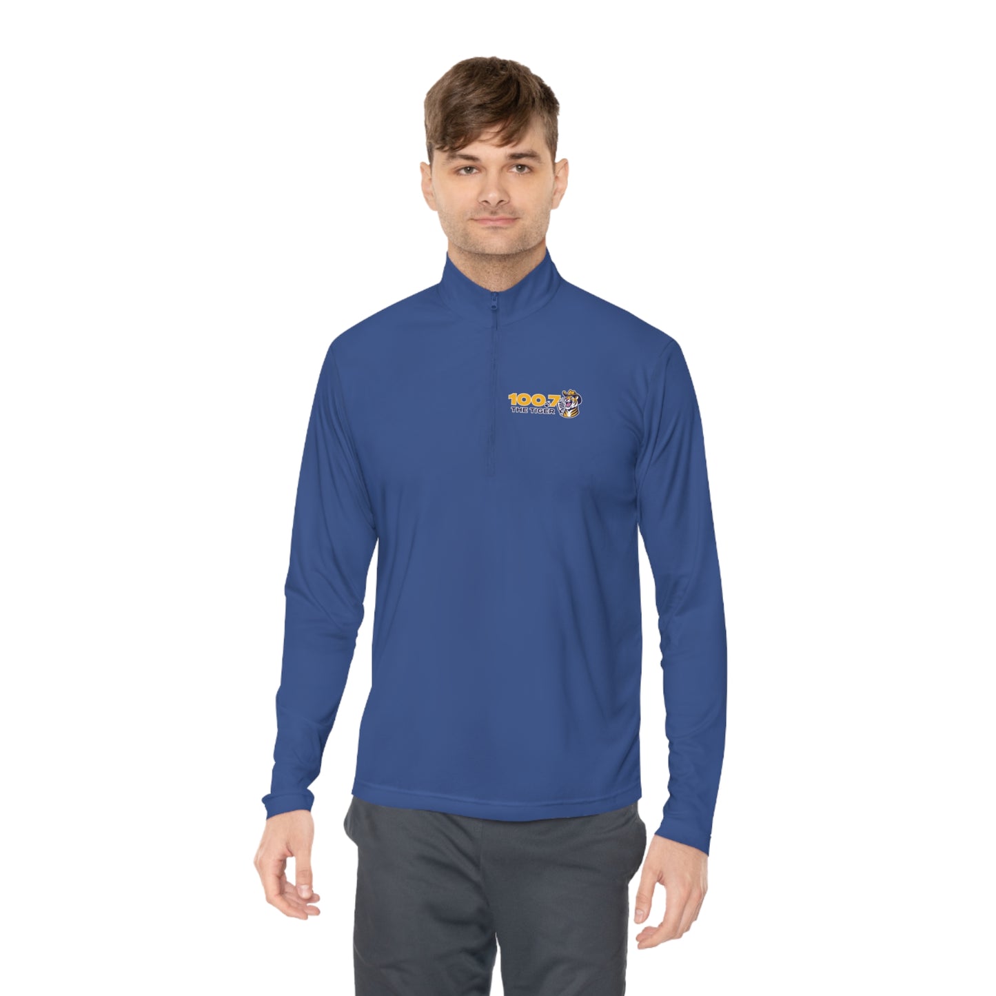 100.7 The Tiger Unisex Quarter-Zip Pullover