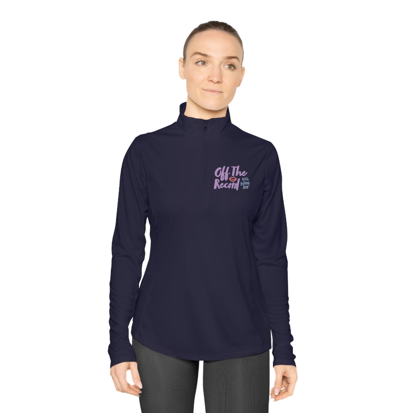 Off The Record Ladies Quarter-Zip Pullover