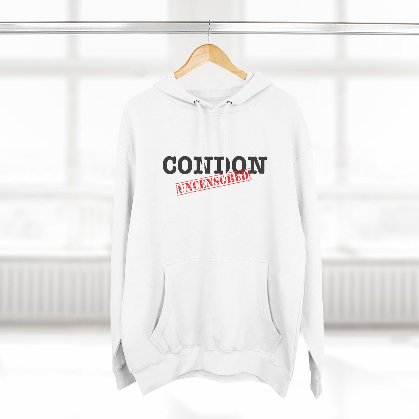 Condon Uncensored Three-Panel Fleece Hoodie