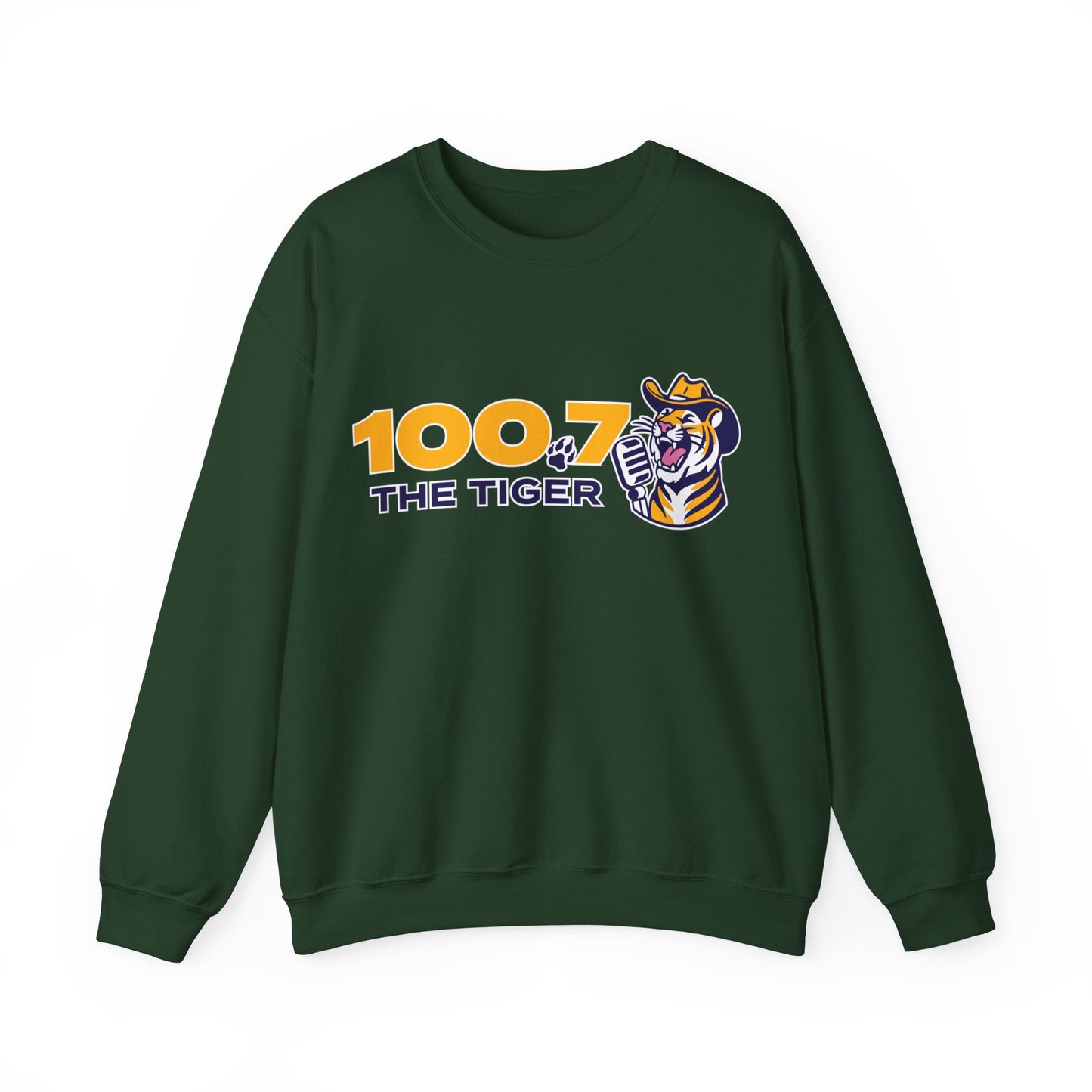 100.7 The Tiger Unisex Heavy Blend™ Crewneck Sweatshirt