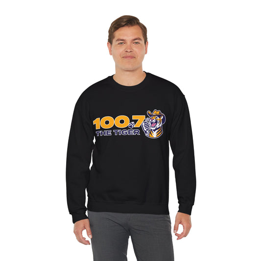 100.7 The Tiger Unisex Heavy Blend™ Crewneck Sweatshirt