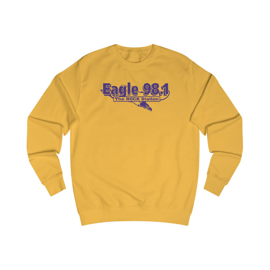 Eagle 98.1 Purple and Gold Unisex Sweatshirt