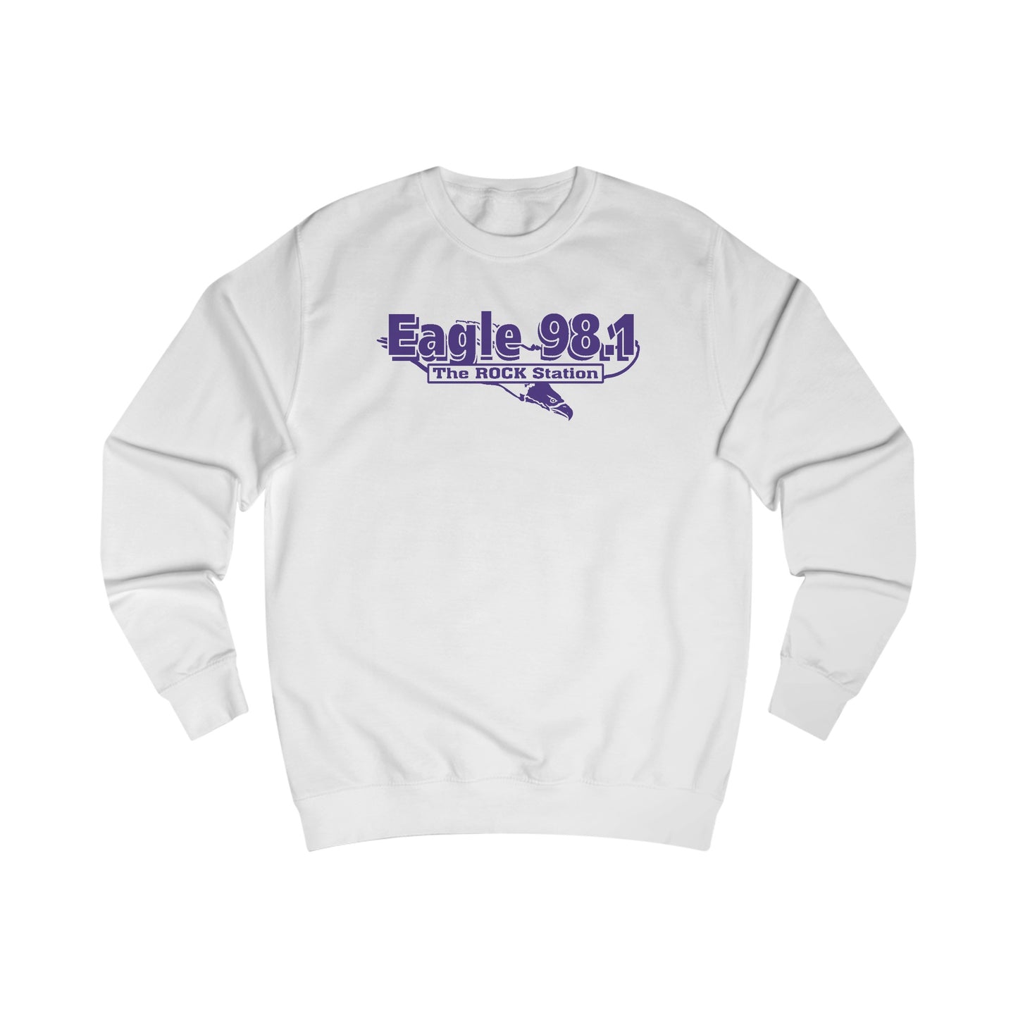 Eagle 98.1 Purple and Gold Unisex Sweatshirt