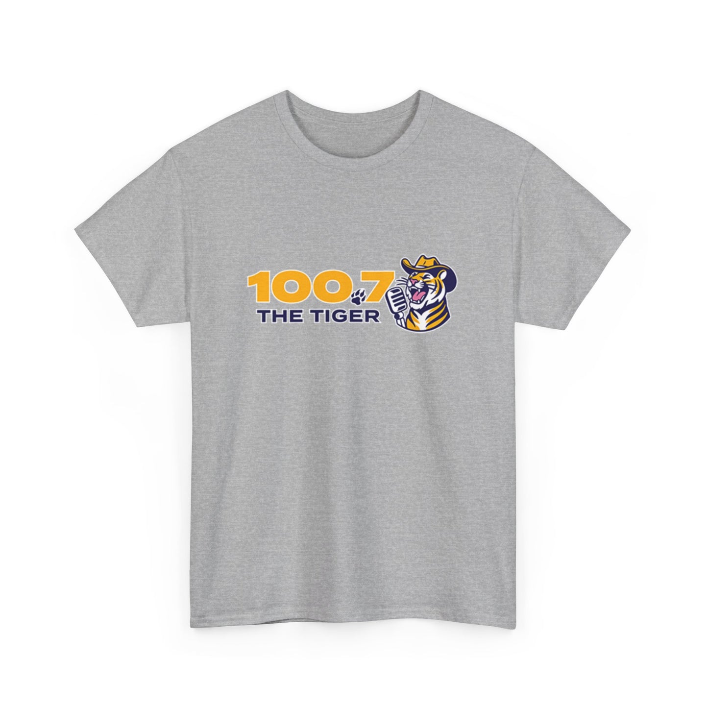 100.7 The Tiger Unisex Heavy Cotton Tee