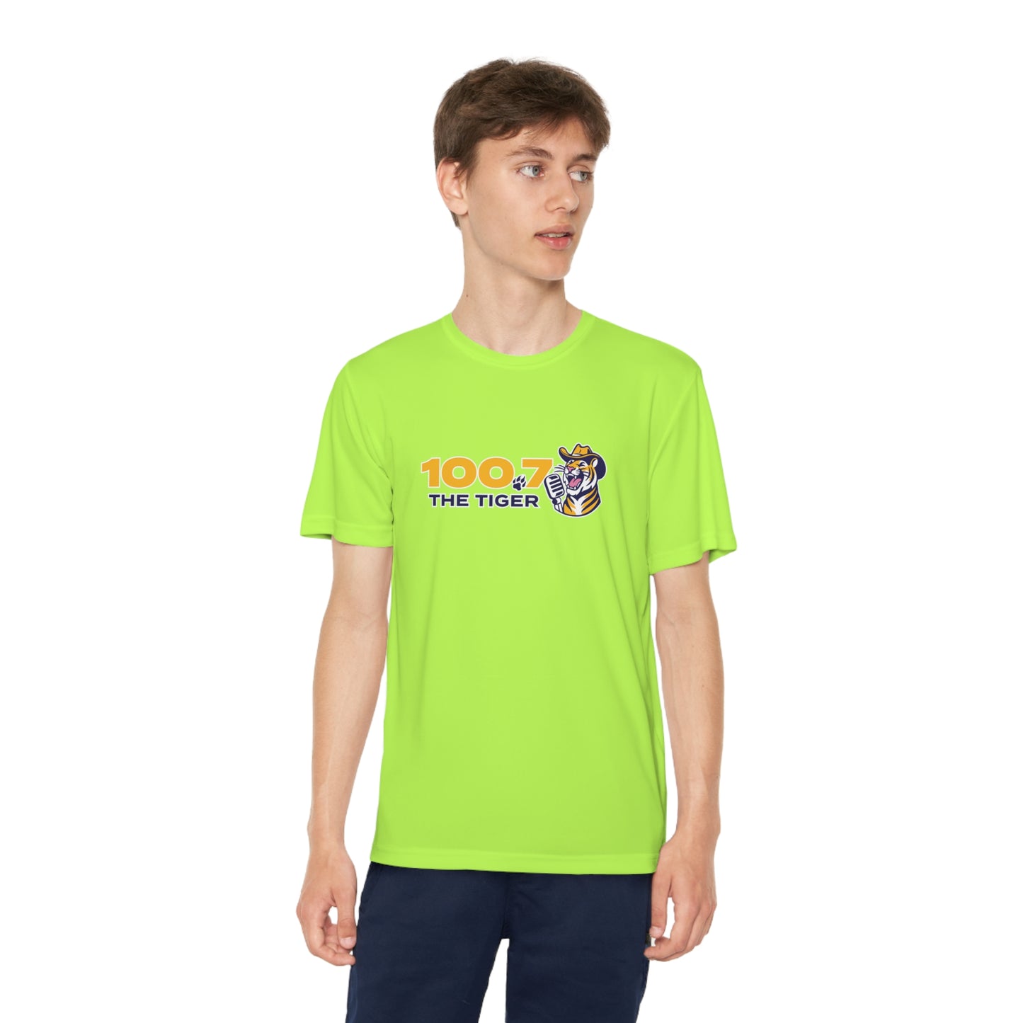 100.7 The Tiger Youth Competitor Tee