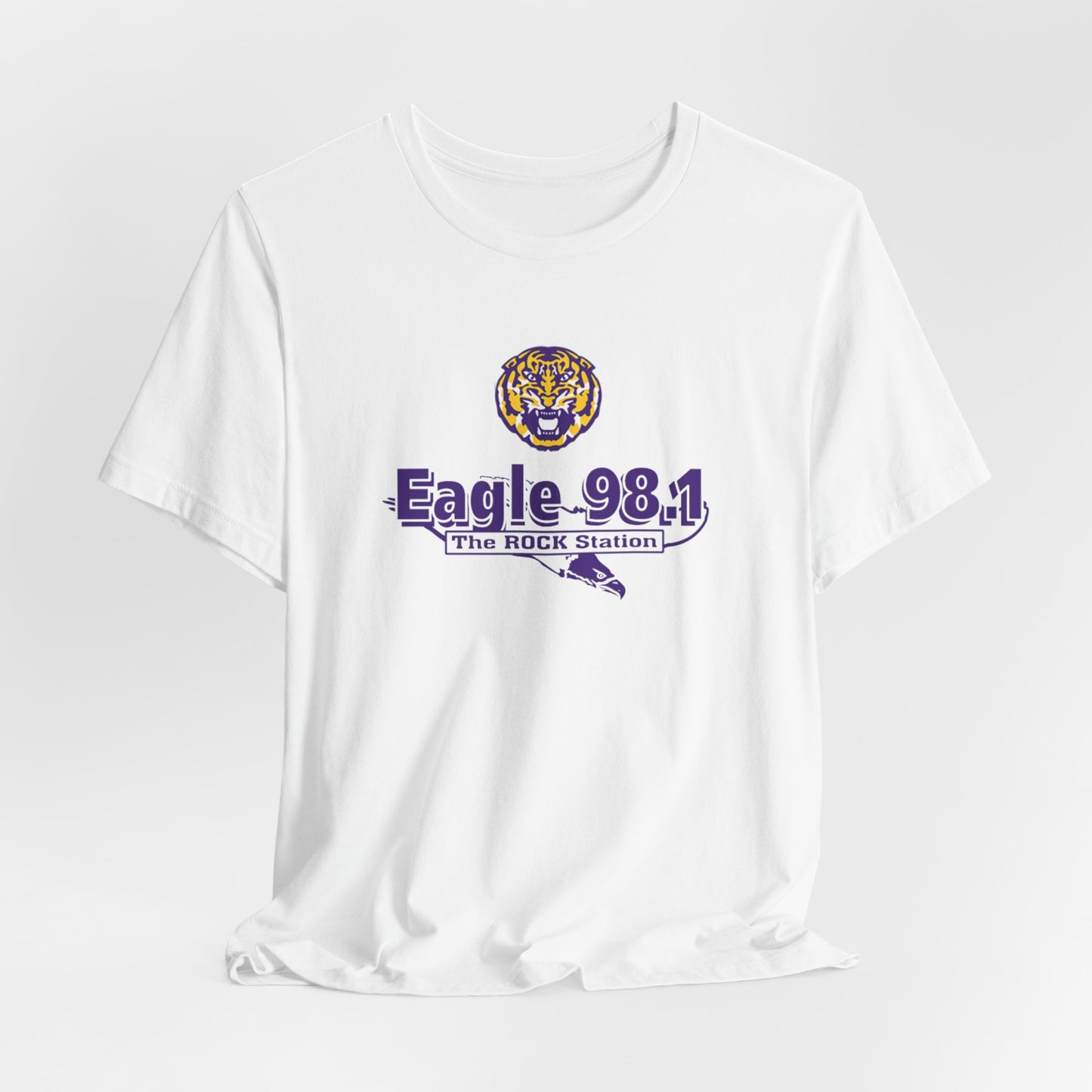 Eagle 98.1 Tiger Head Unisex Jersey Short Sleeve Tee