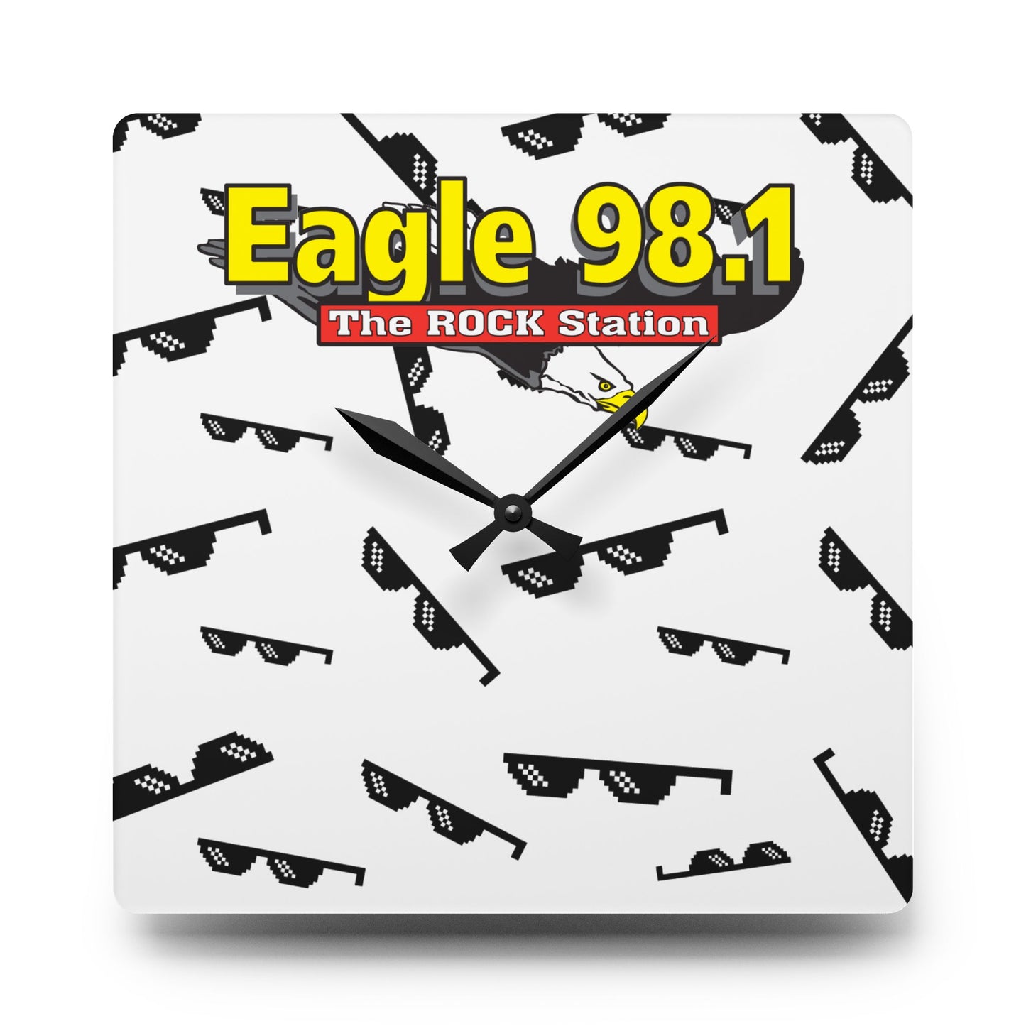 Eagle 98.1 Acrylic Wall Clock