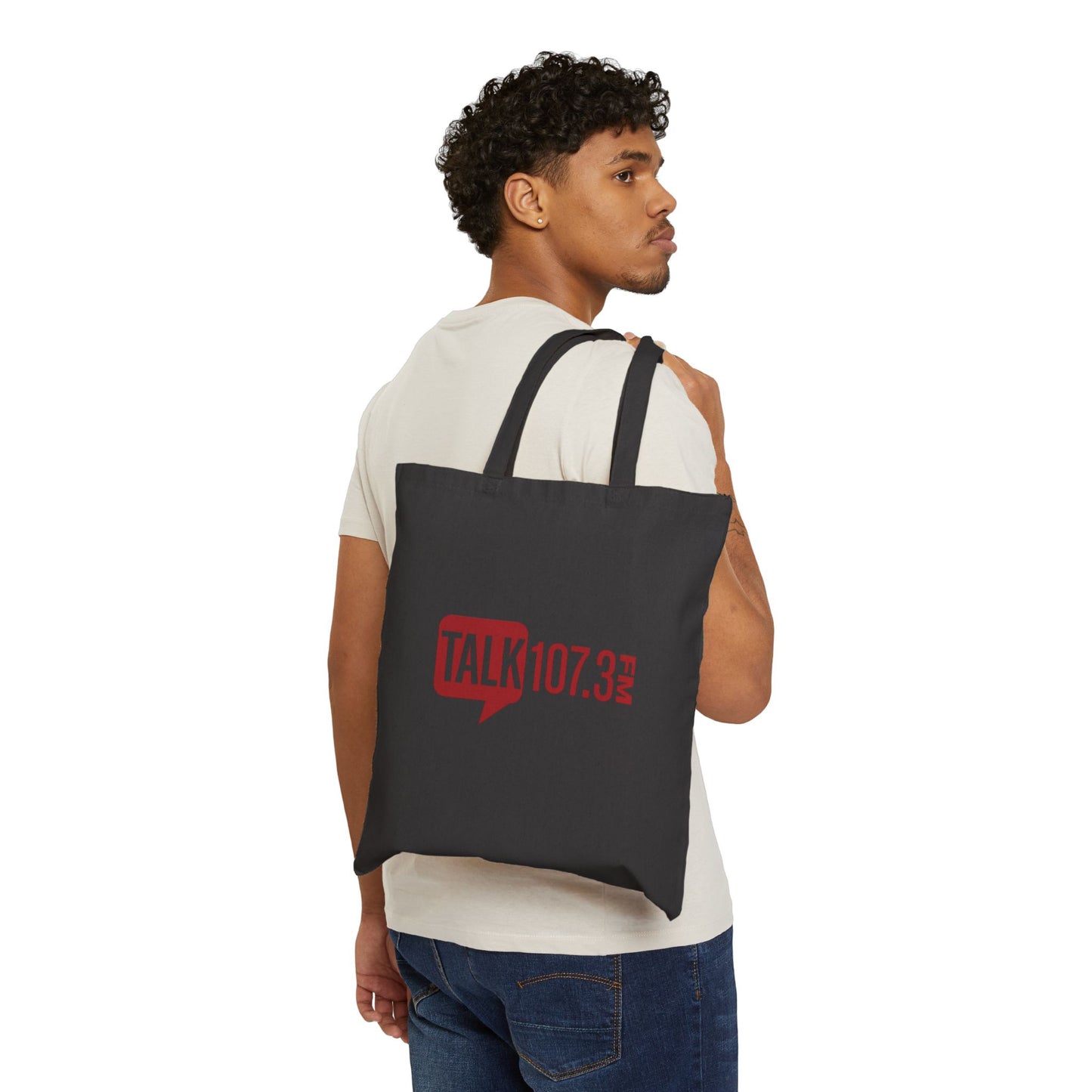 Talk 107.3 Cotton Canvas Tote Bag