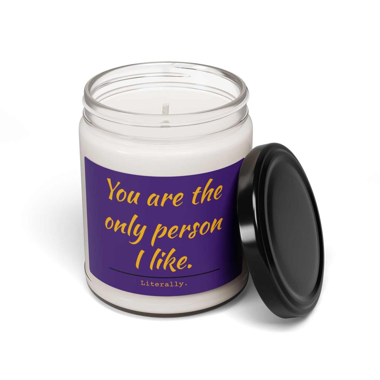 You are the Only Person I Like - Scented Soy Candle, 9oz