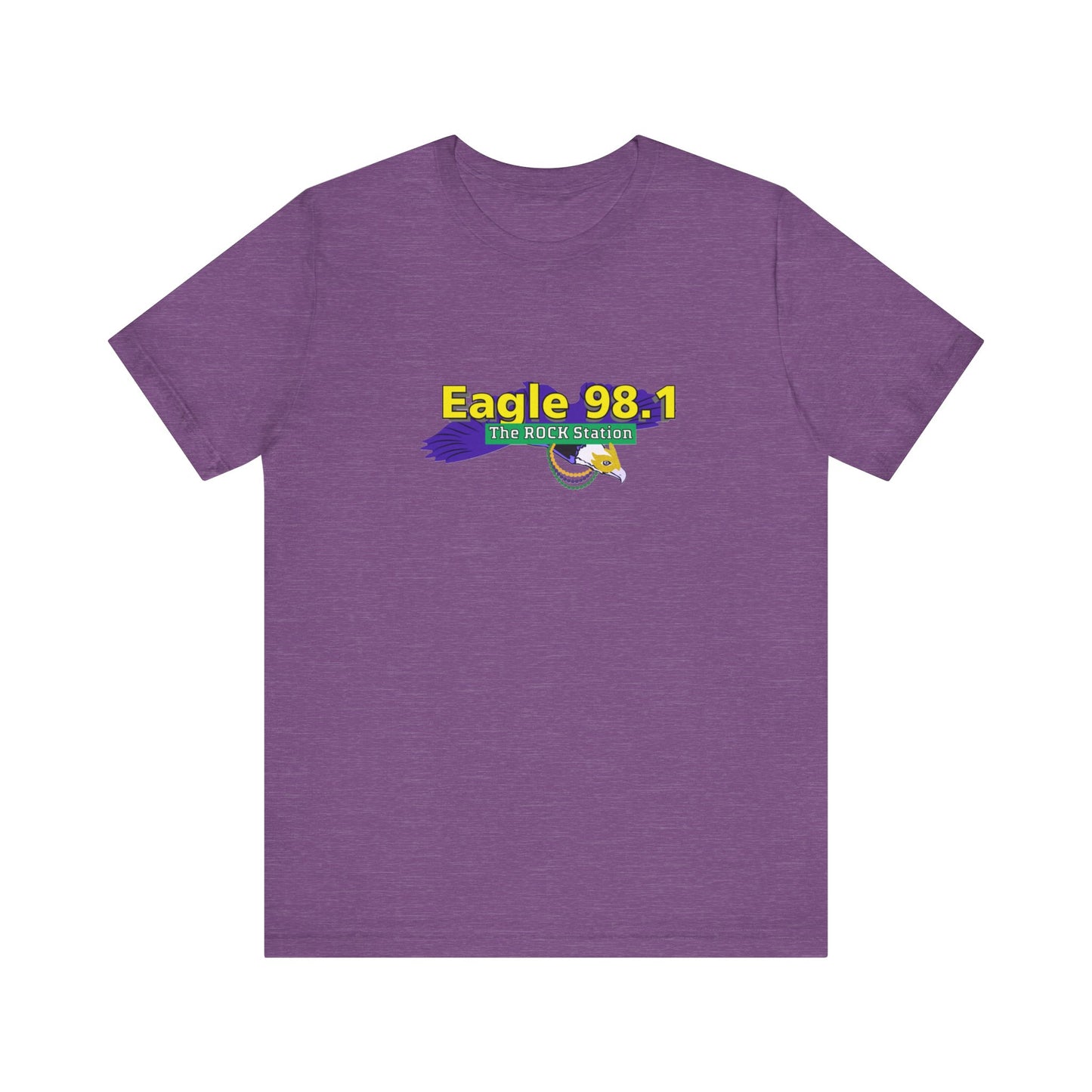 Mardi Gras Eagle 98.1 Unisex Jersey Short Sleeve Tee