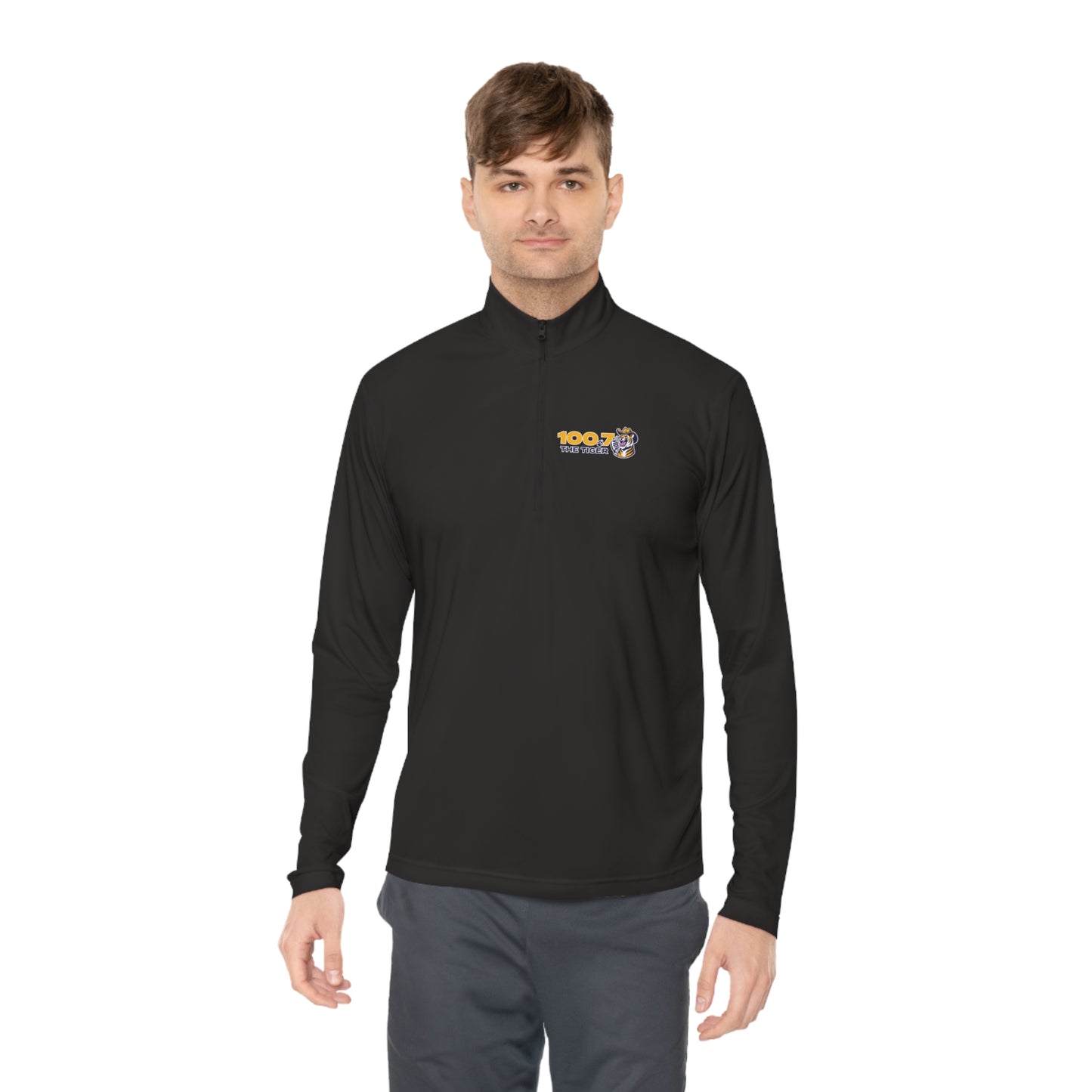 100.7 The Tiger Unisex Quarter-Zip Pullover