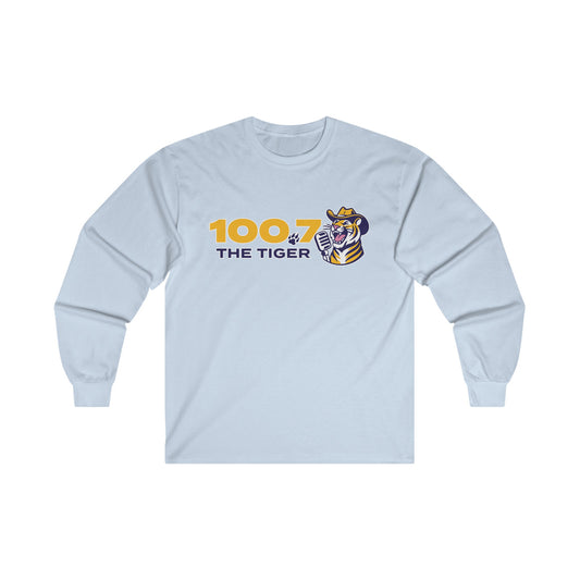 100.7 The Tiger Unisex Ultra Cotton Long Sleeve Tee