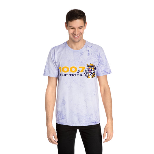 100.7 The Tiger Unisex Color Blast T-Shirt