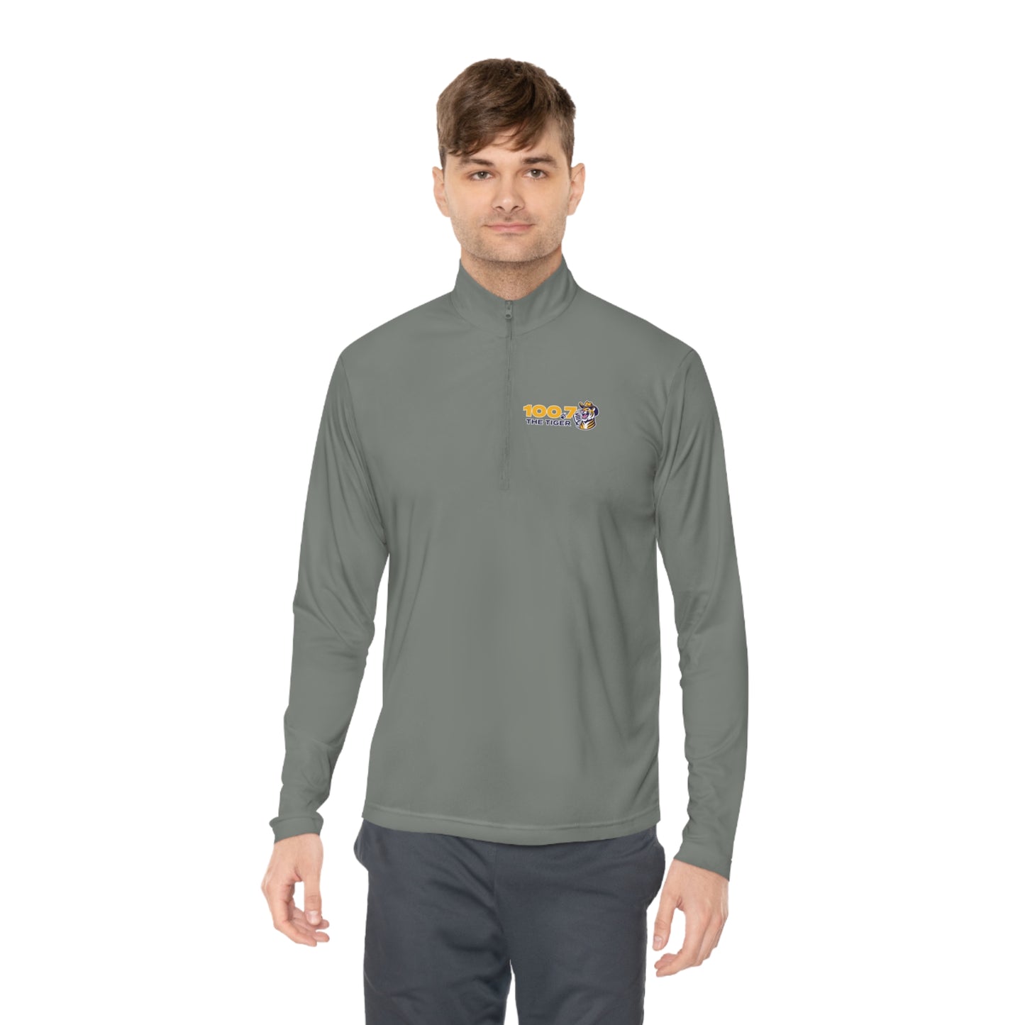 100.7 The Tiger Unisex Quarter-Zip Pullover