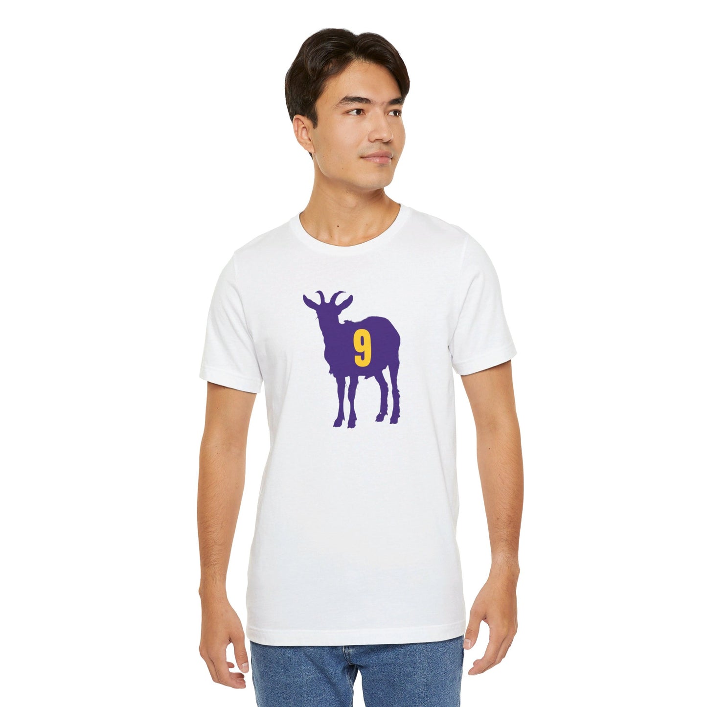 #9 GOAT Unisex Jersey Short Sleeve Tee