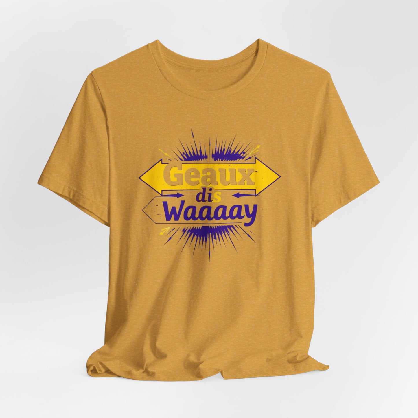 Geaux Dis Way Unisex Jersey Short Sleeve Tee