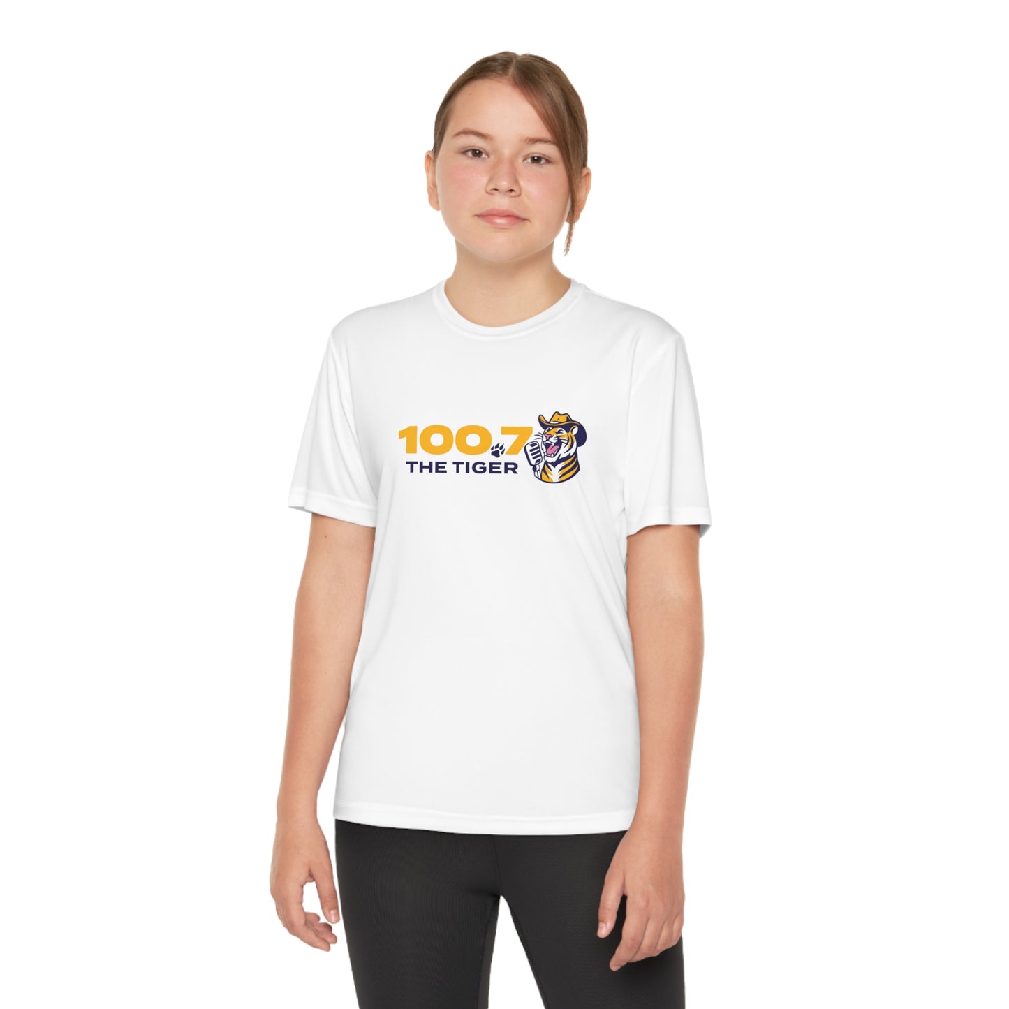 100.7 The Tiger Youth Competitor Tee