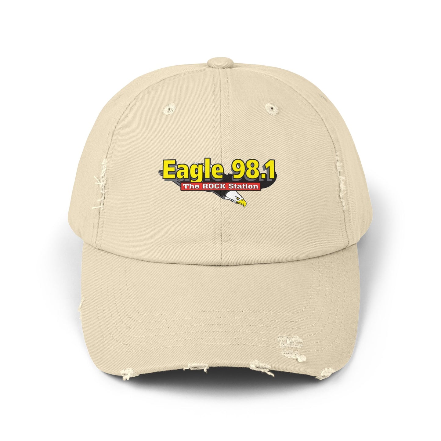 Eagle 98.1 Unisex Distressed Cap