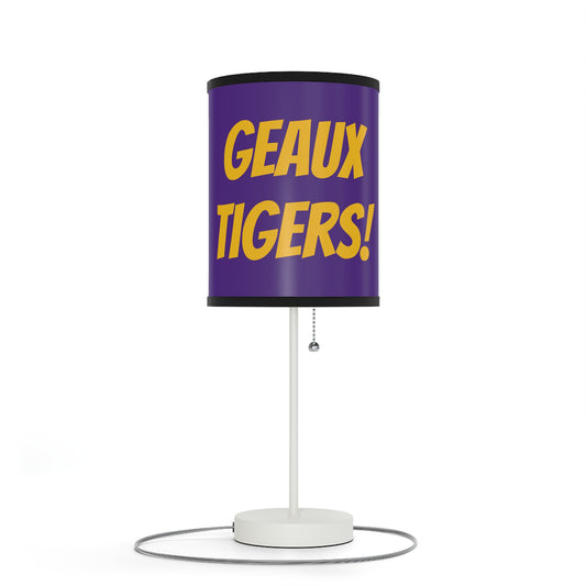 Geaux Tigers Lamp on a Stand, US|CA plug