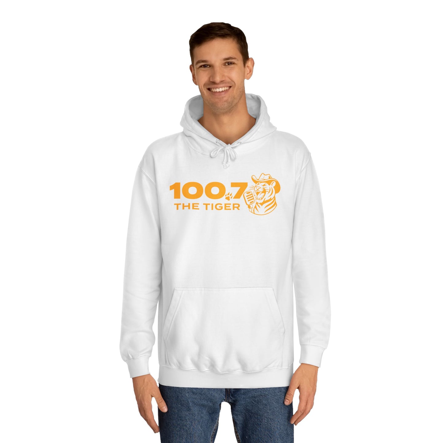 100.7 The Tiger Unisex College Hoodie