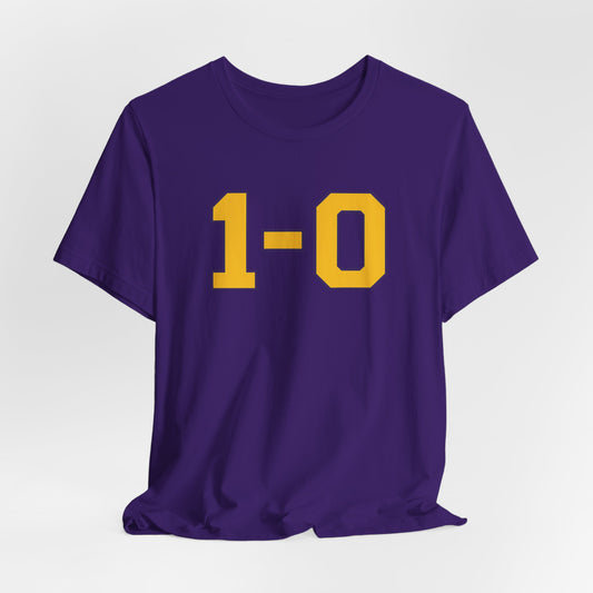 1-0 Unisex Jersey Short Sleeve Tee