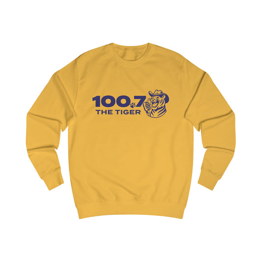 100.7 The Tiger Purple & Gold Unisex Sweatshirt