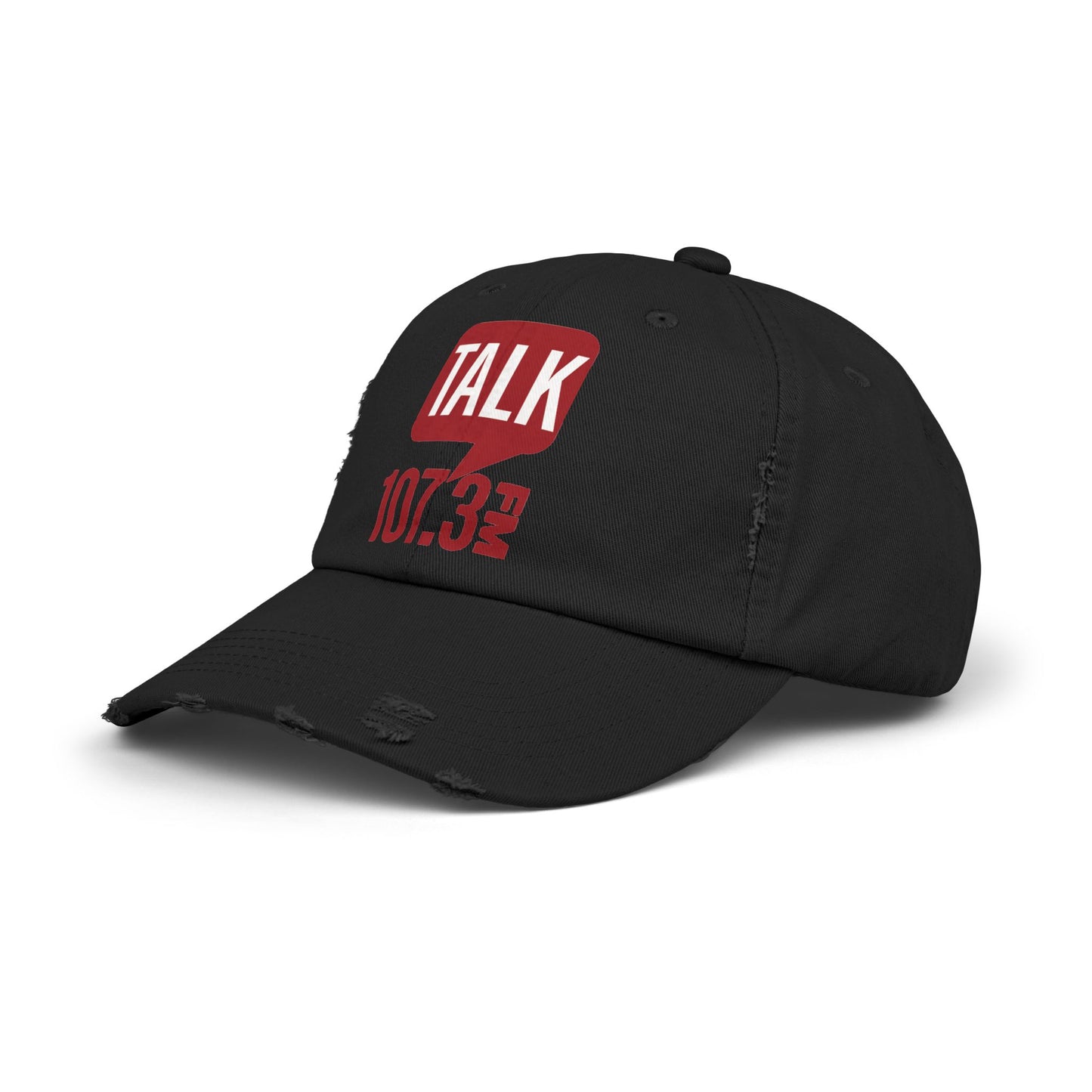 Talk 107.3 Unisex Distressed Cap