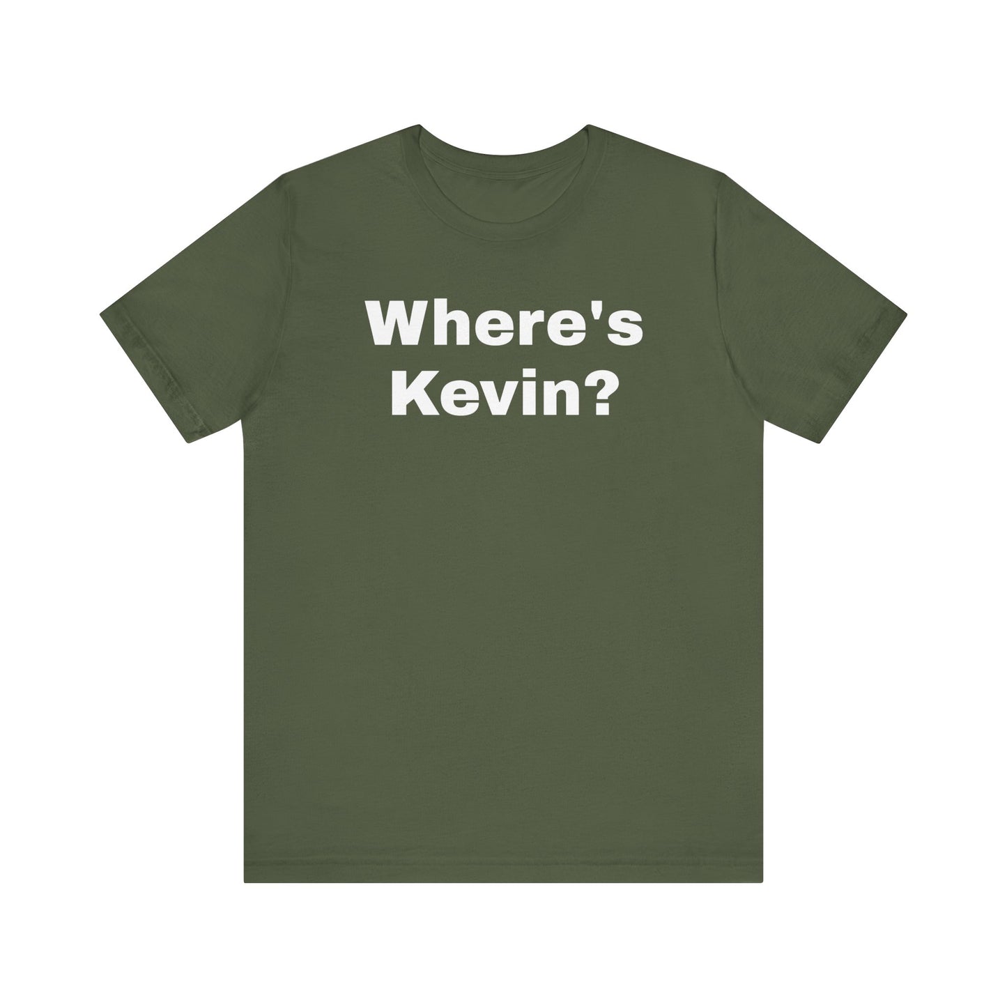 Where's Kevin Unisex Jersey Short Sleeve Tee