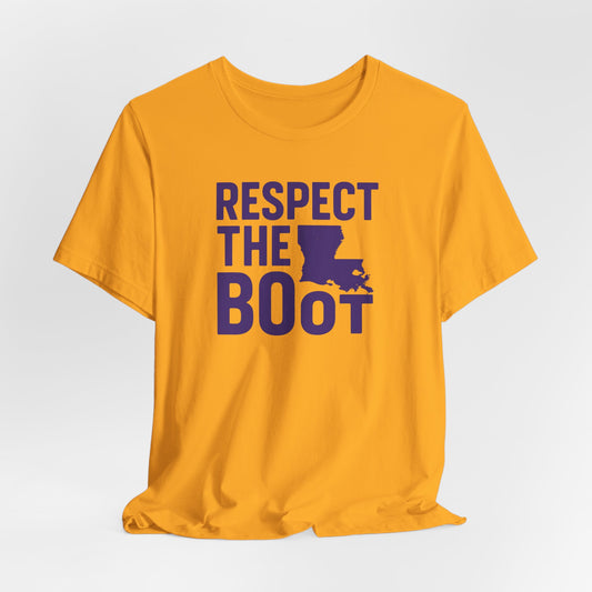 Louisiana Pride Unisex Tee; Respect the Boot Shirt