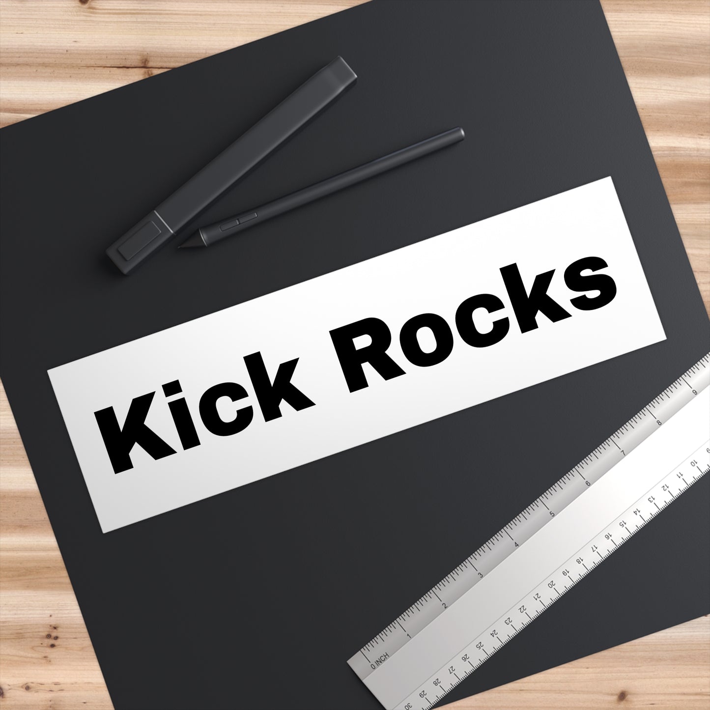 Kick Rocks Bumper Stickers