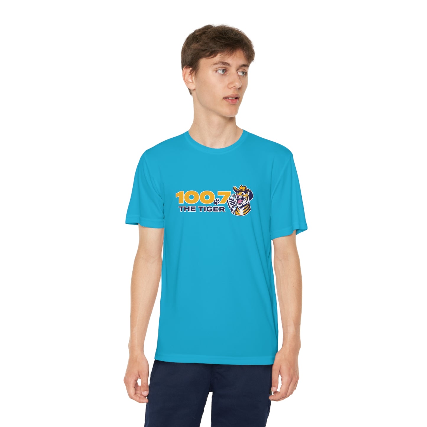 100.7 The Tiger Youth Competitor Tee