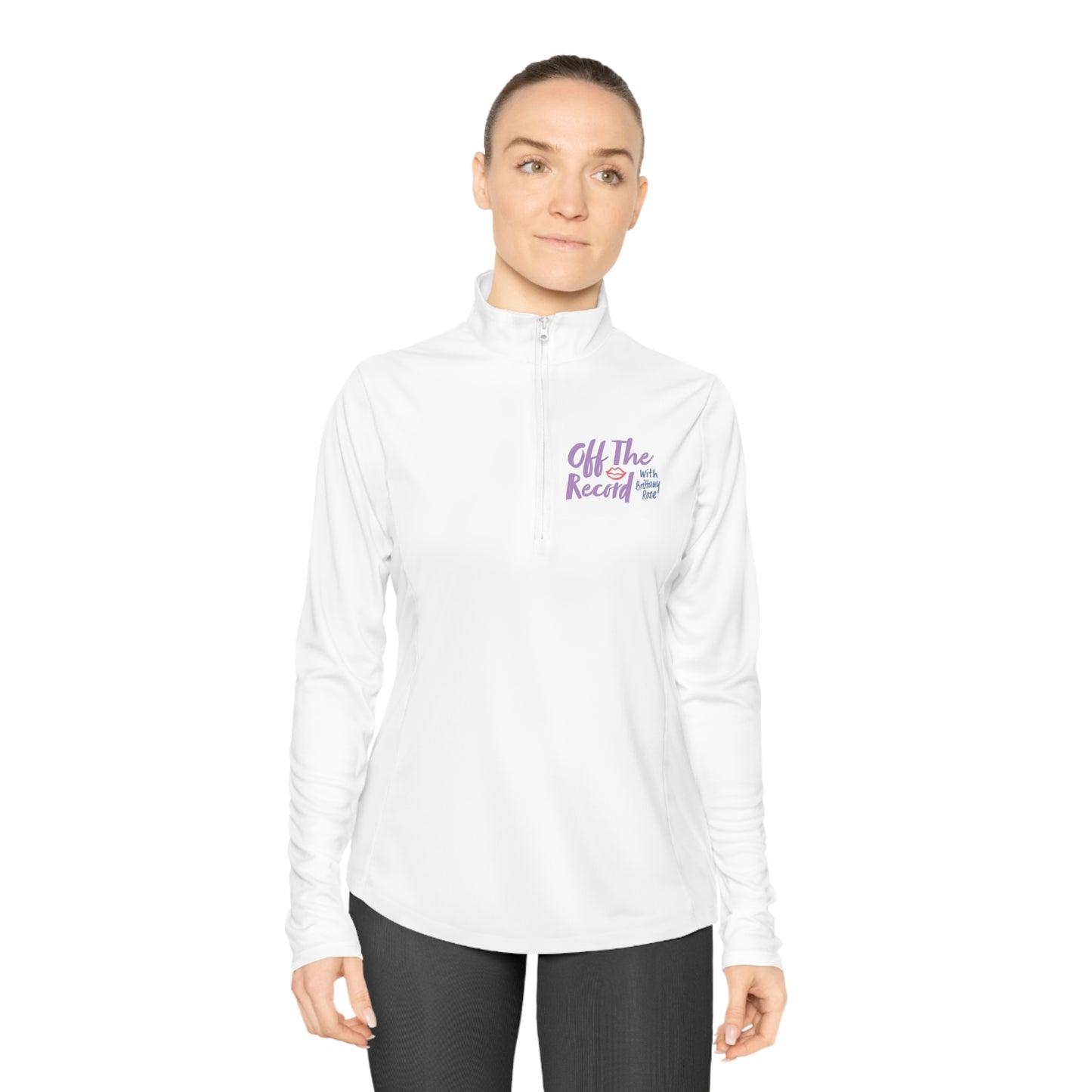 Off The Record Ladies Quarter-Zip Pullover