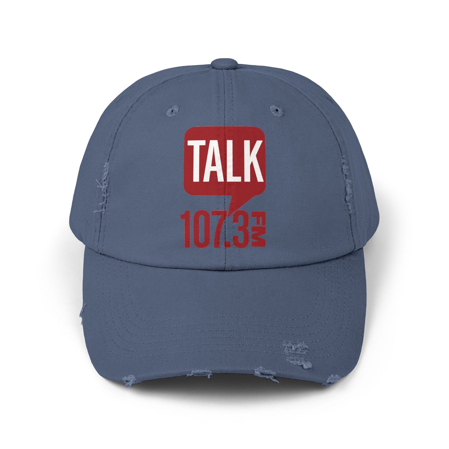 Talk 107.3 Unisex Distressed Cap