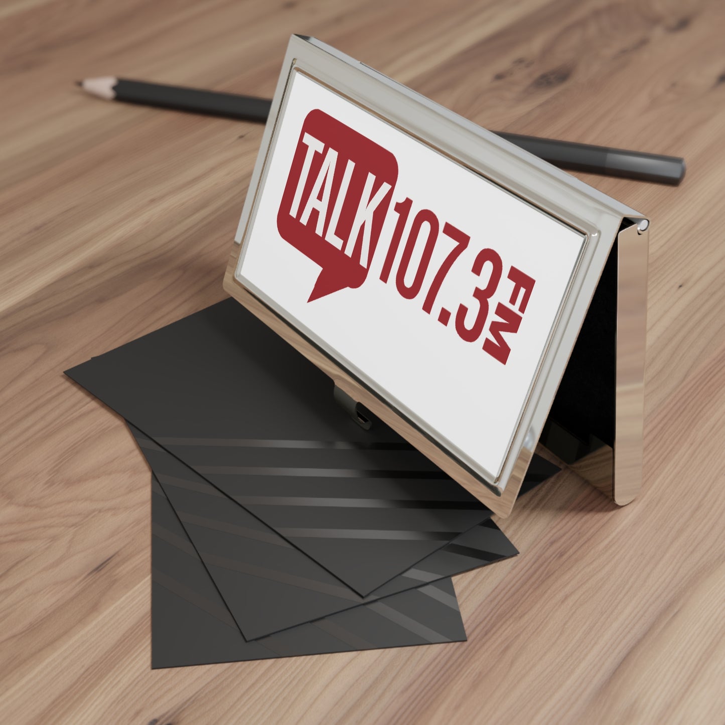 Talk 107.3 Business Card Holder