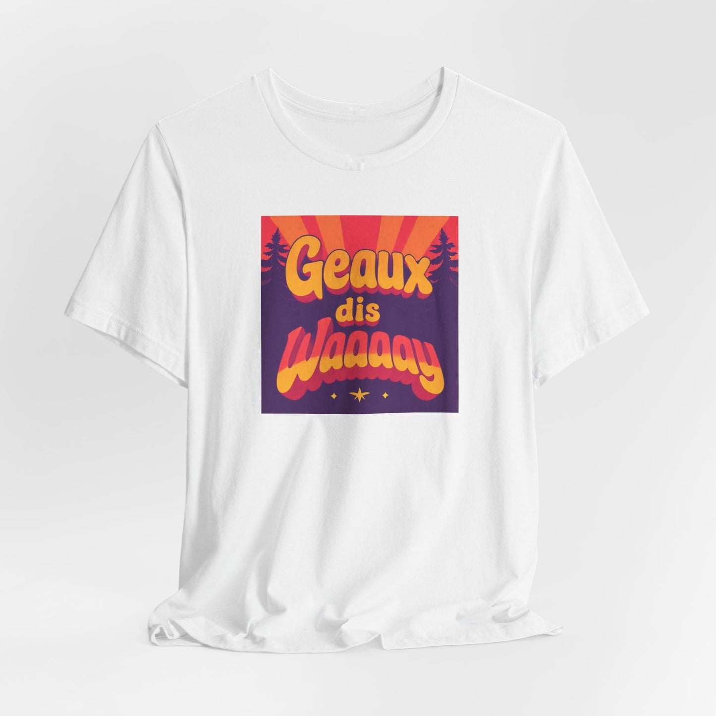 Geaux Dis Way Unisex Jersey Short Sleeve Tee