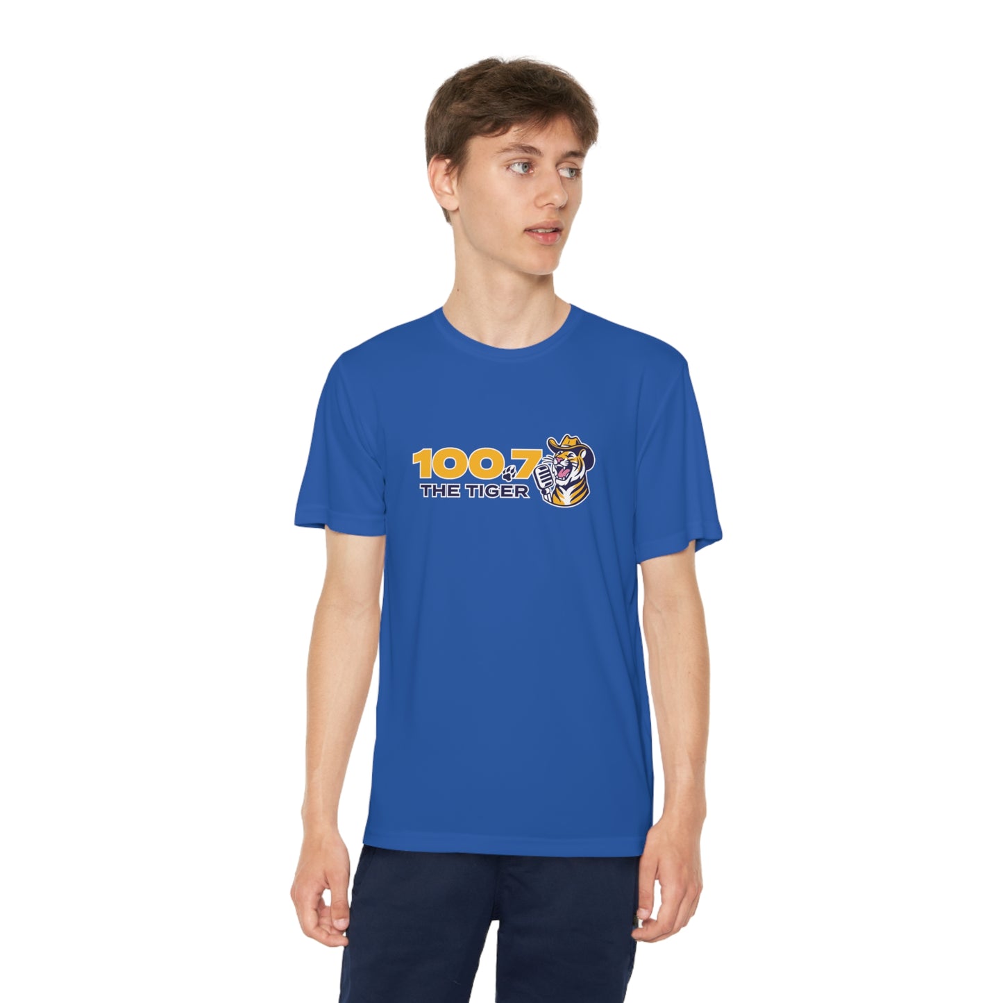 100.7 The Tiger Youth Competitor Tee