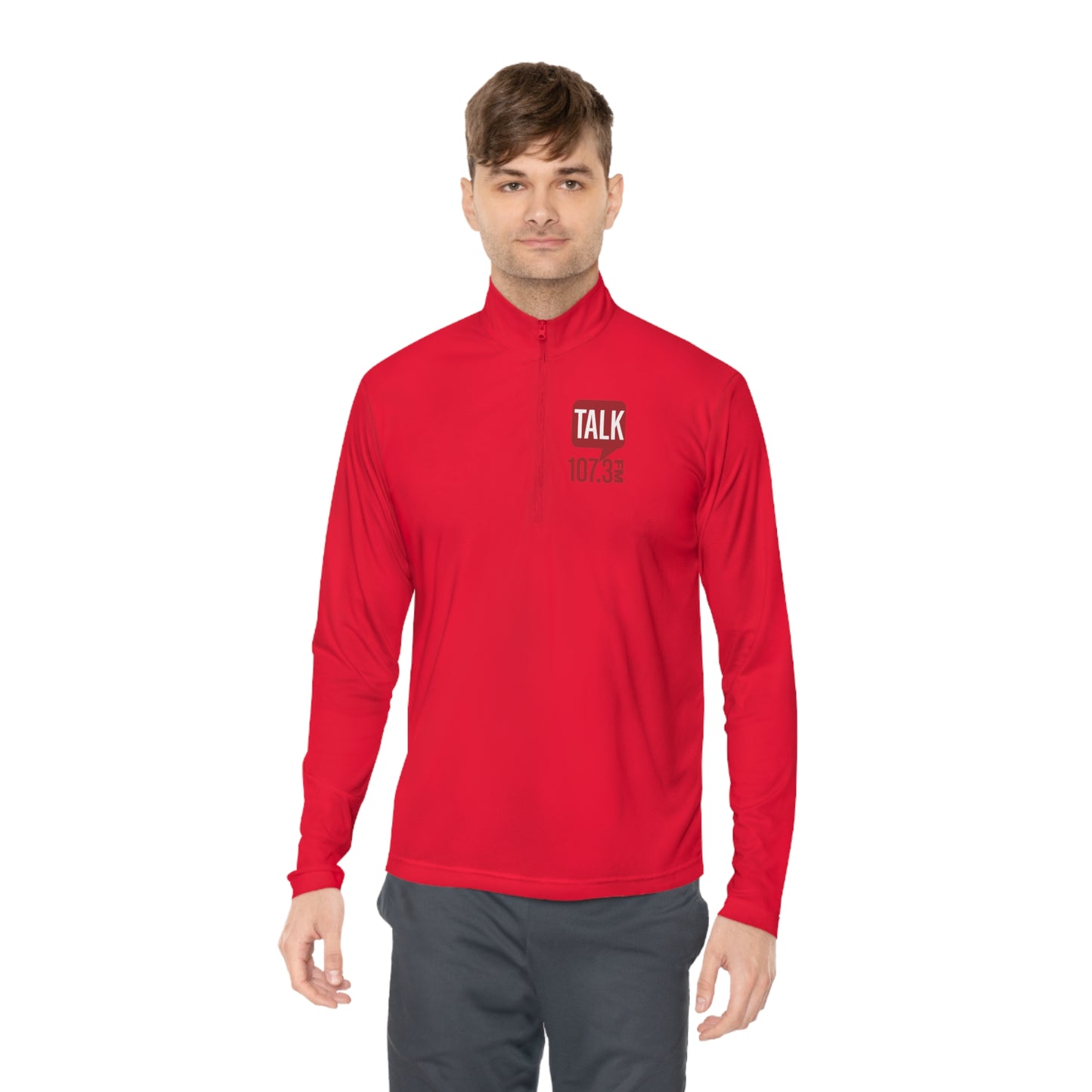 Talk 107.3 Unisex Quarter-Zip Pullover