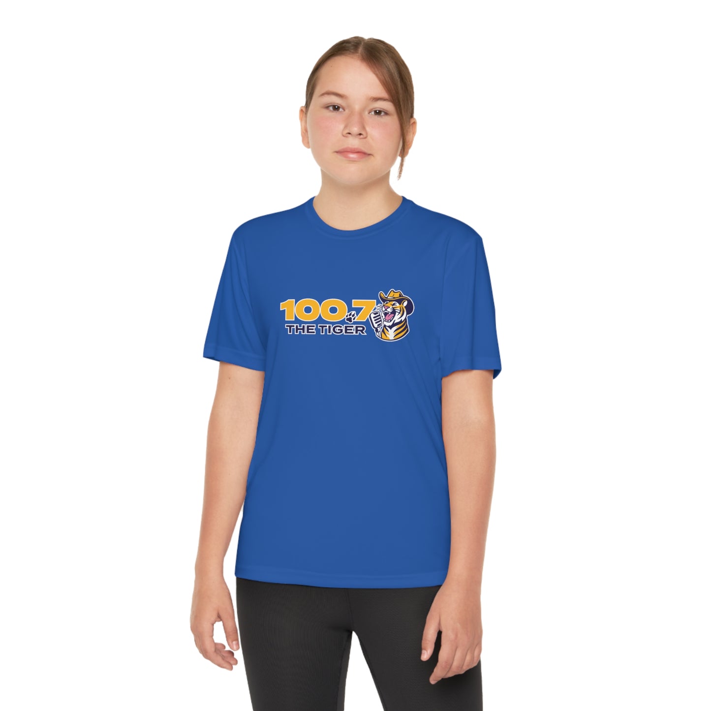 100.7 The Tiger Youth Competitor Tee