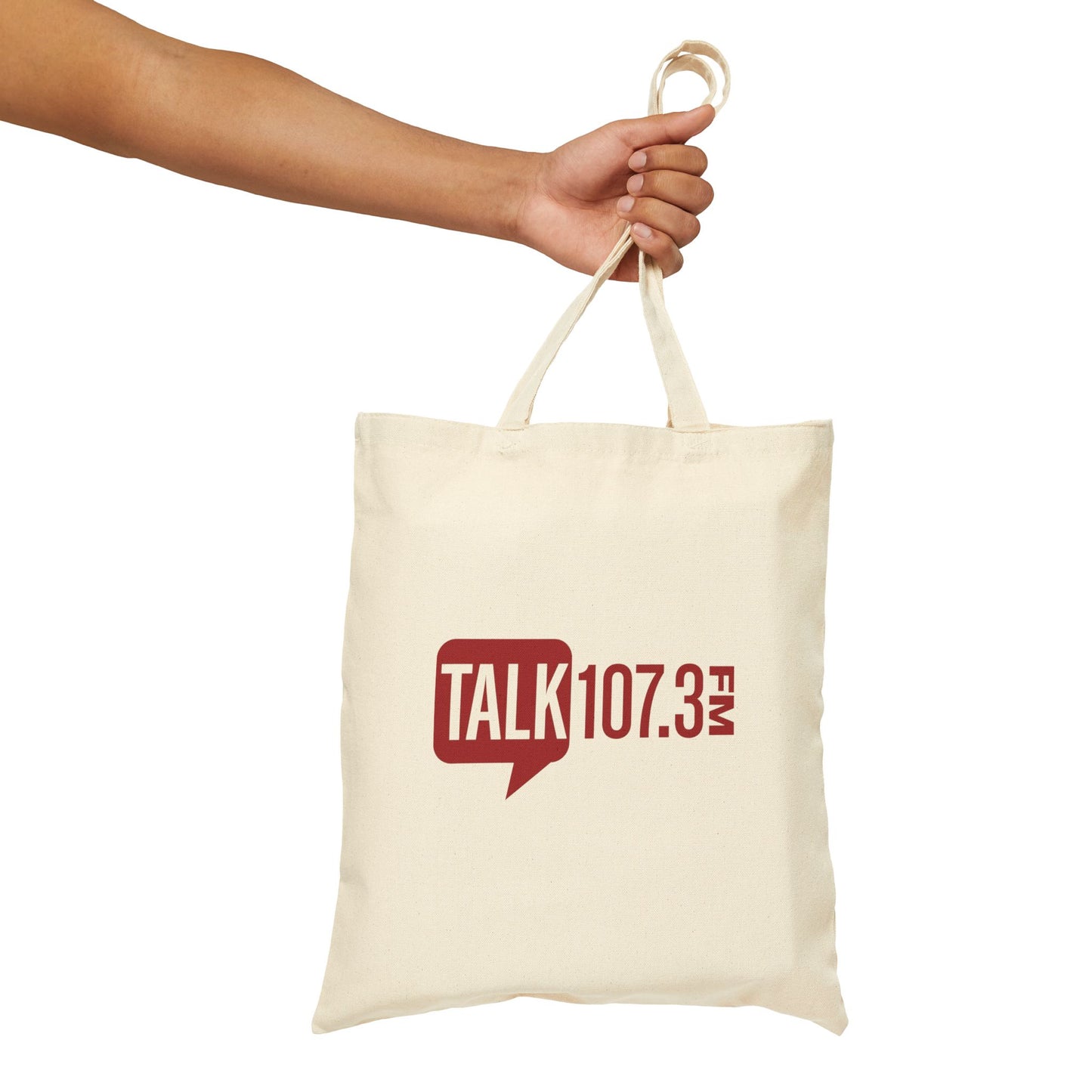 Talk 107.3 Cotton Canvas Tote Bag