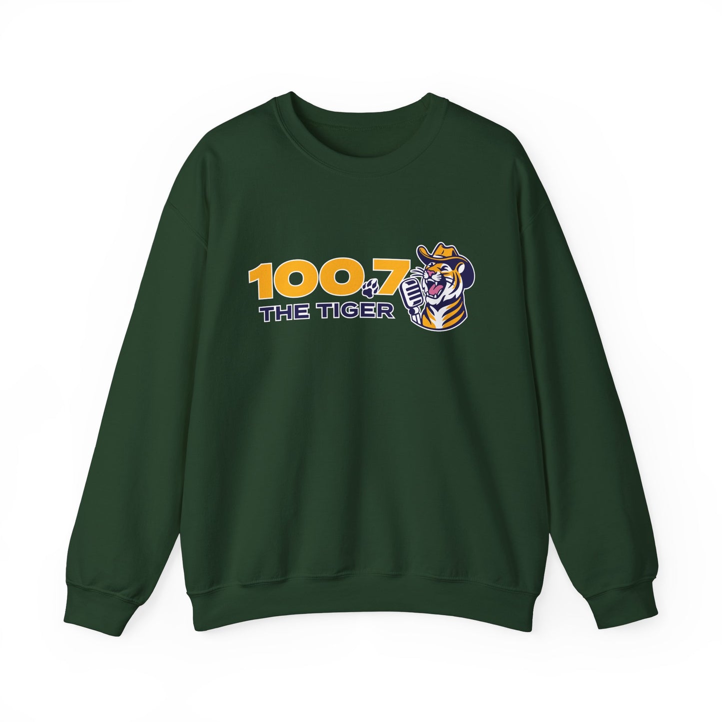 100.7 The Tiger Unisex Heavy Blend™ Crewneck Sweatshirt