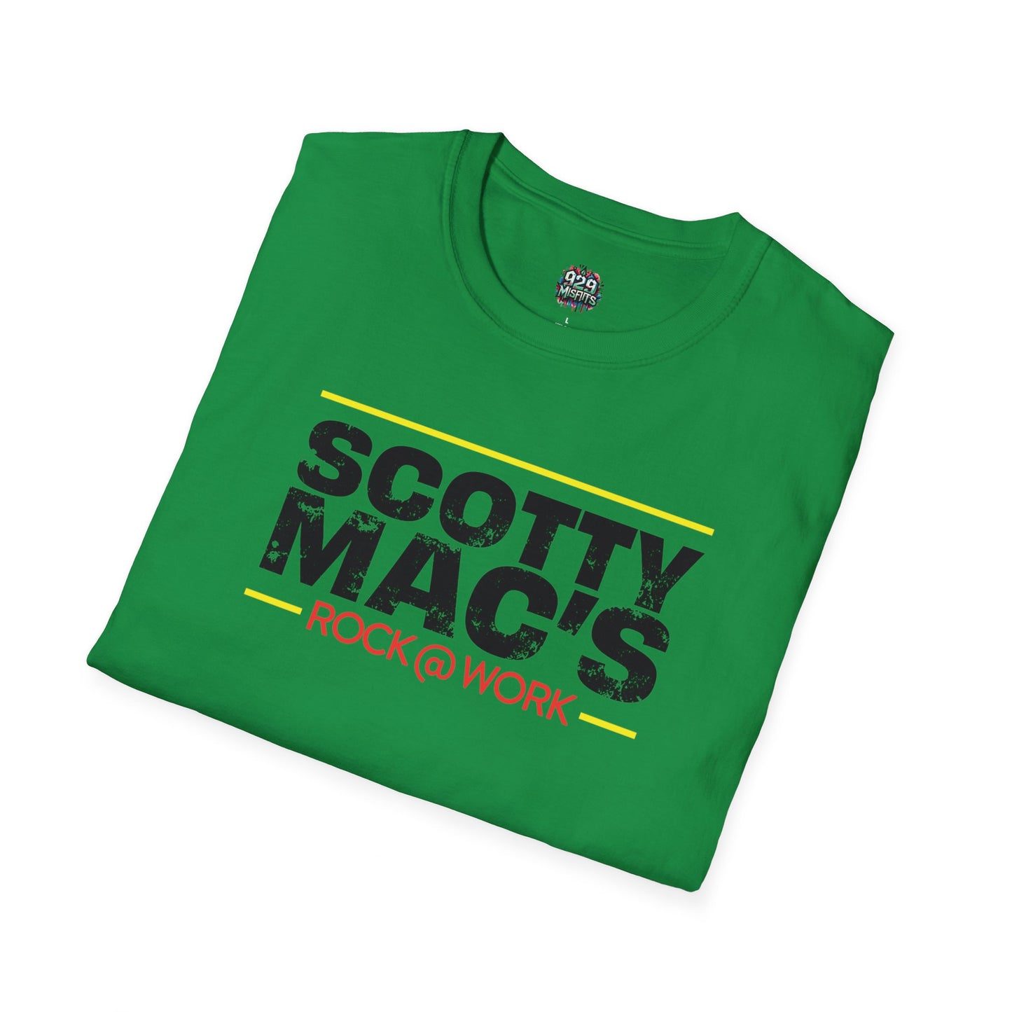 Scotty Mac's Rock at Work Unisex Softstyle T-Shirt