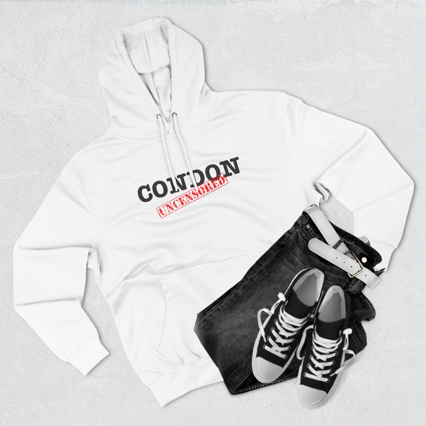 Condon Uncensored Three-Panel Fleece Hoodie