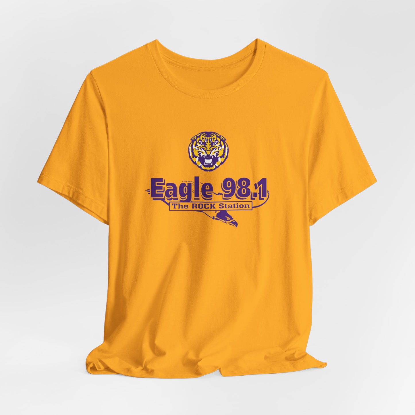 Eagle 98.1 Tiger Head Unisex Jersey Short Sleeve Tee