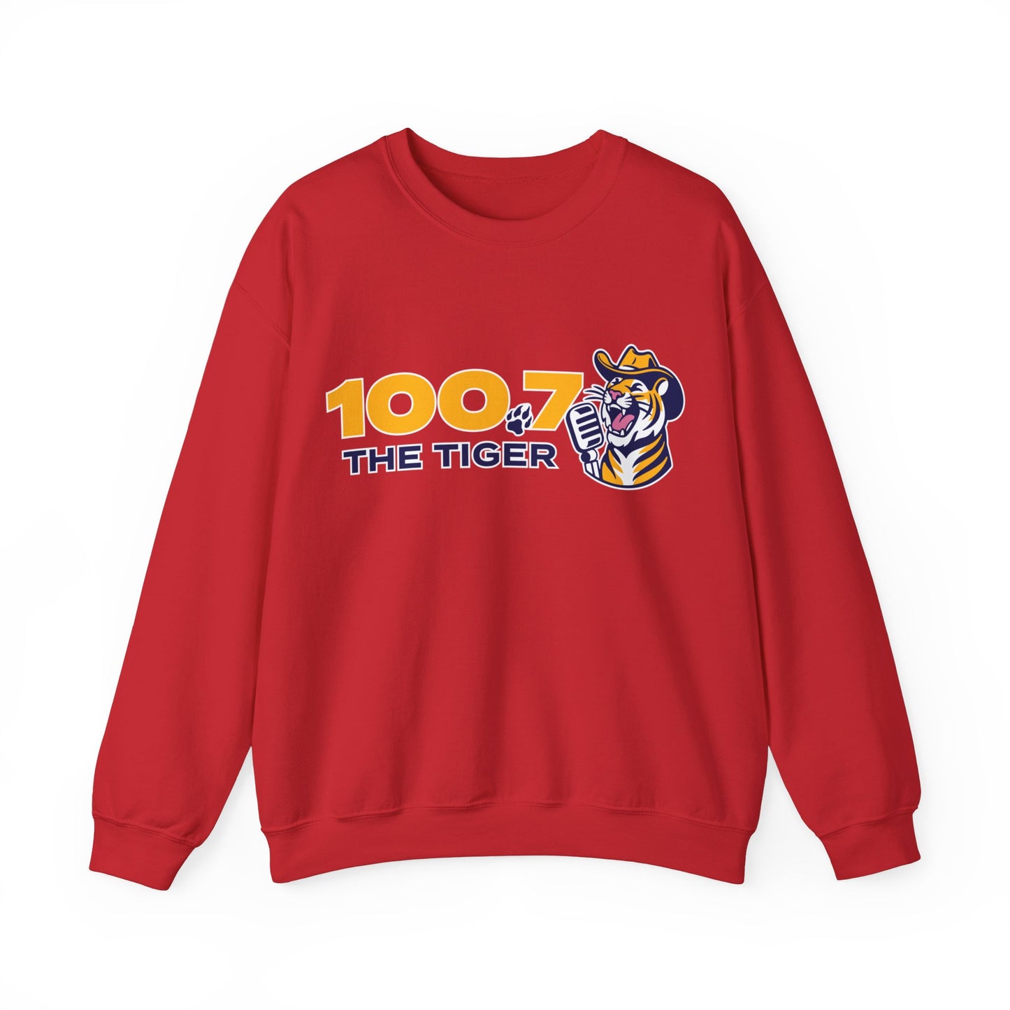 100.7 The Tiger Unisex Heavy Blend™ Crewneck Sweatshirt