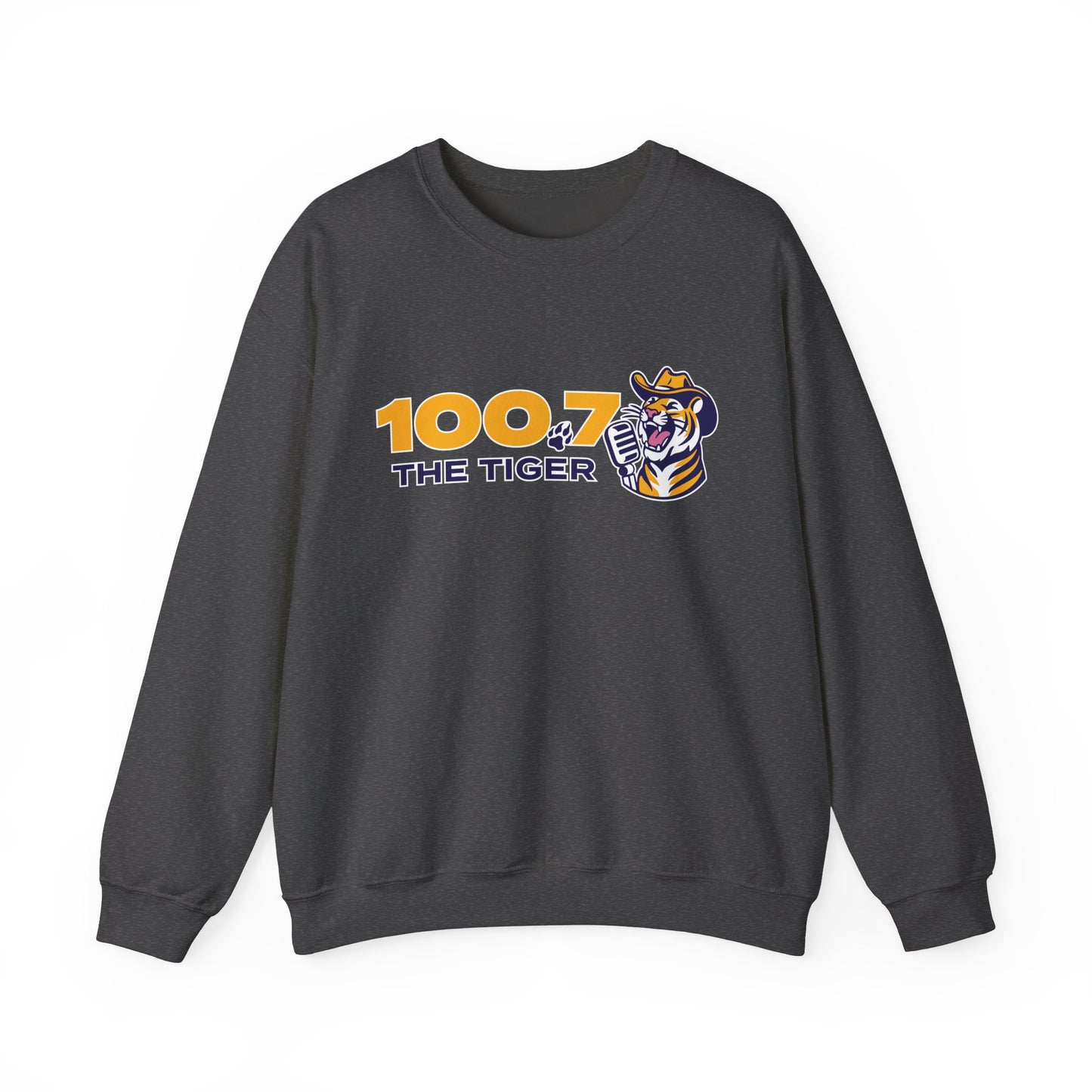 100.7 The Tiger Unisex Heavy Blend™ Crewneck Sweatshirt