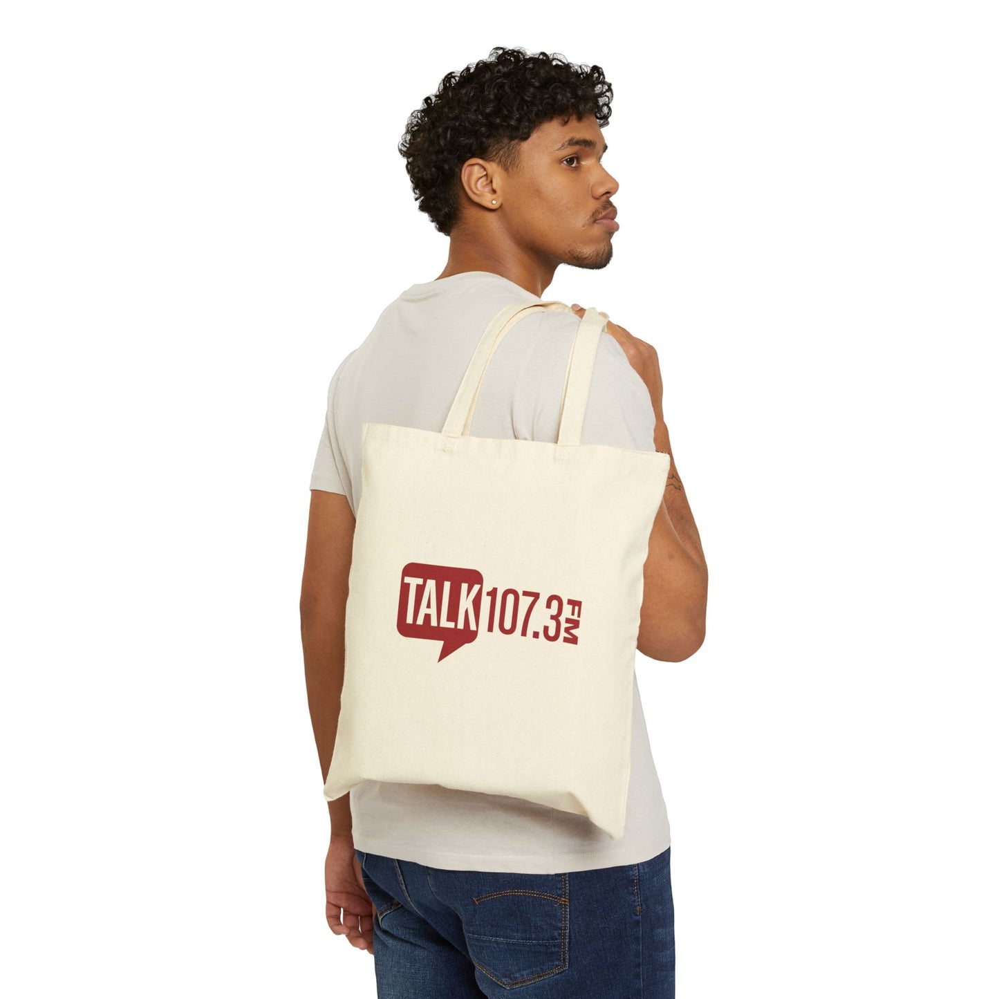 Talk 107.3 Cotton Canvas Tote Bag