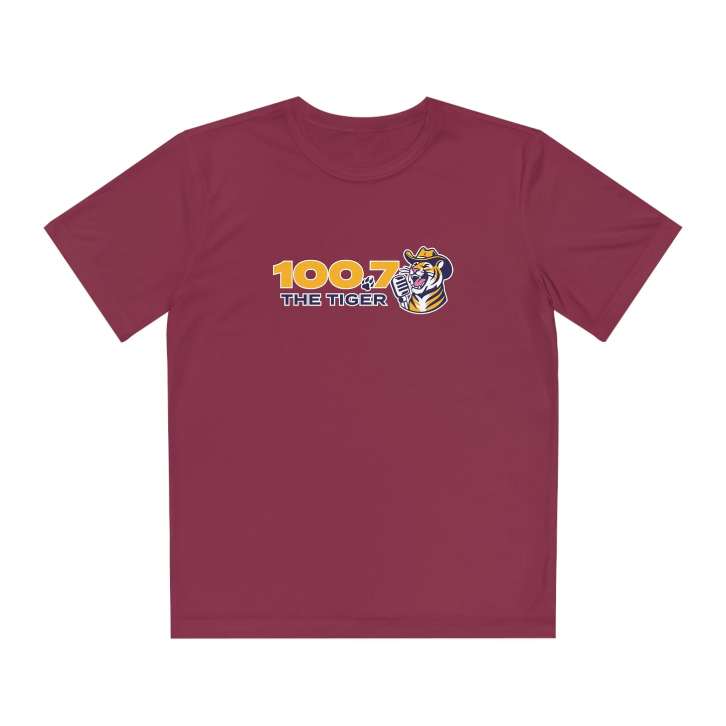 100.7 The Tiger Youth Competitor Tee