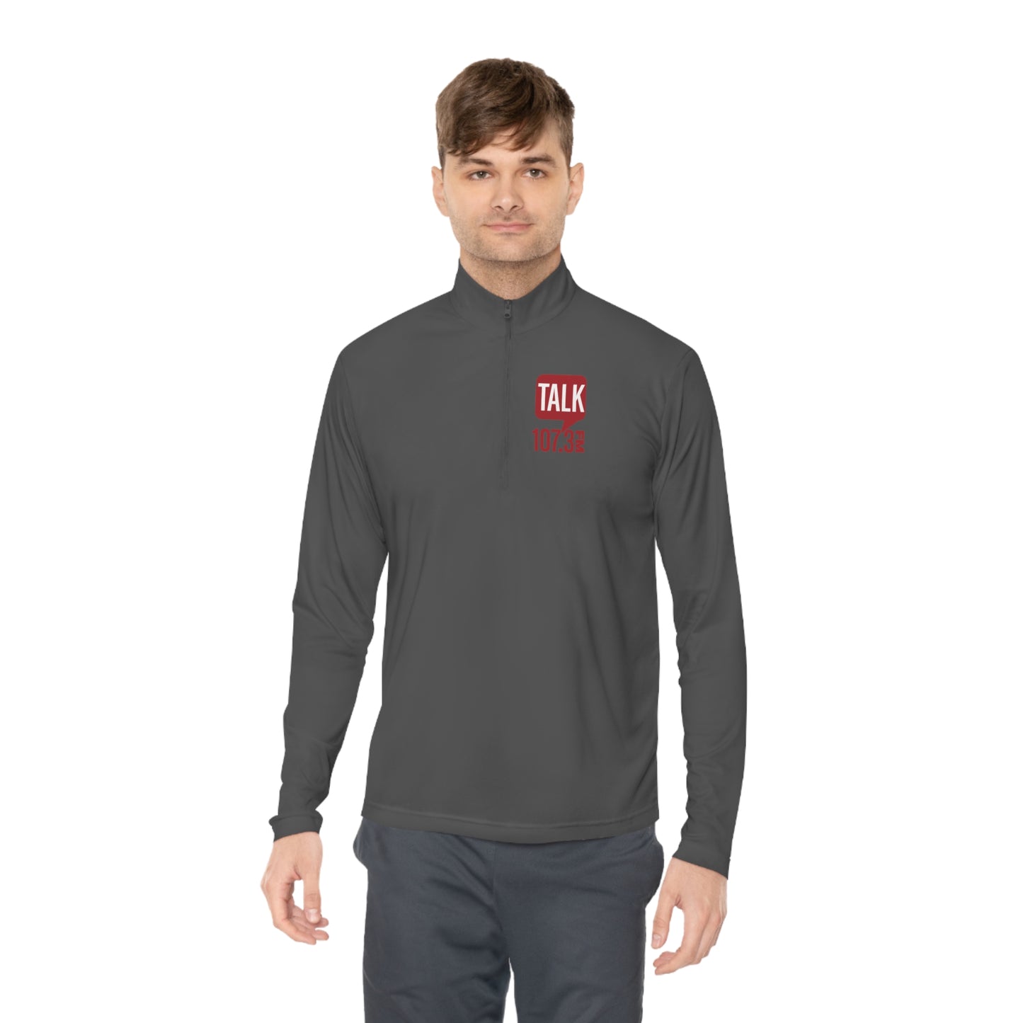 Talk 107.3 Unisex Quarter-Zip Pullover