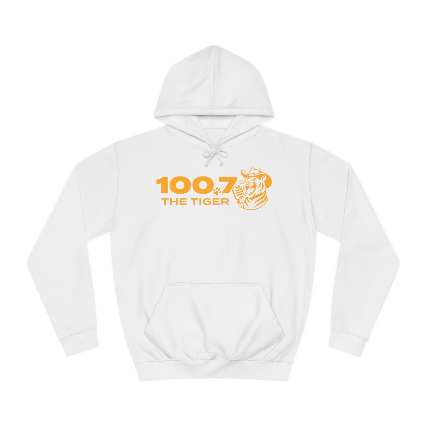 100.7 The Tiger Unisex College Hoodie