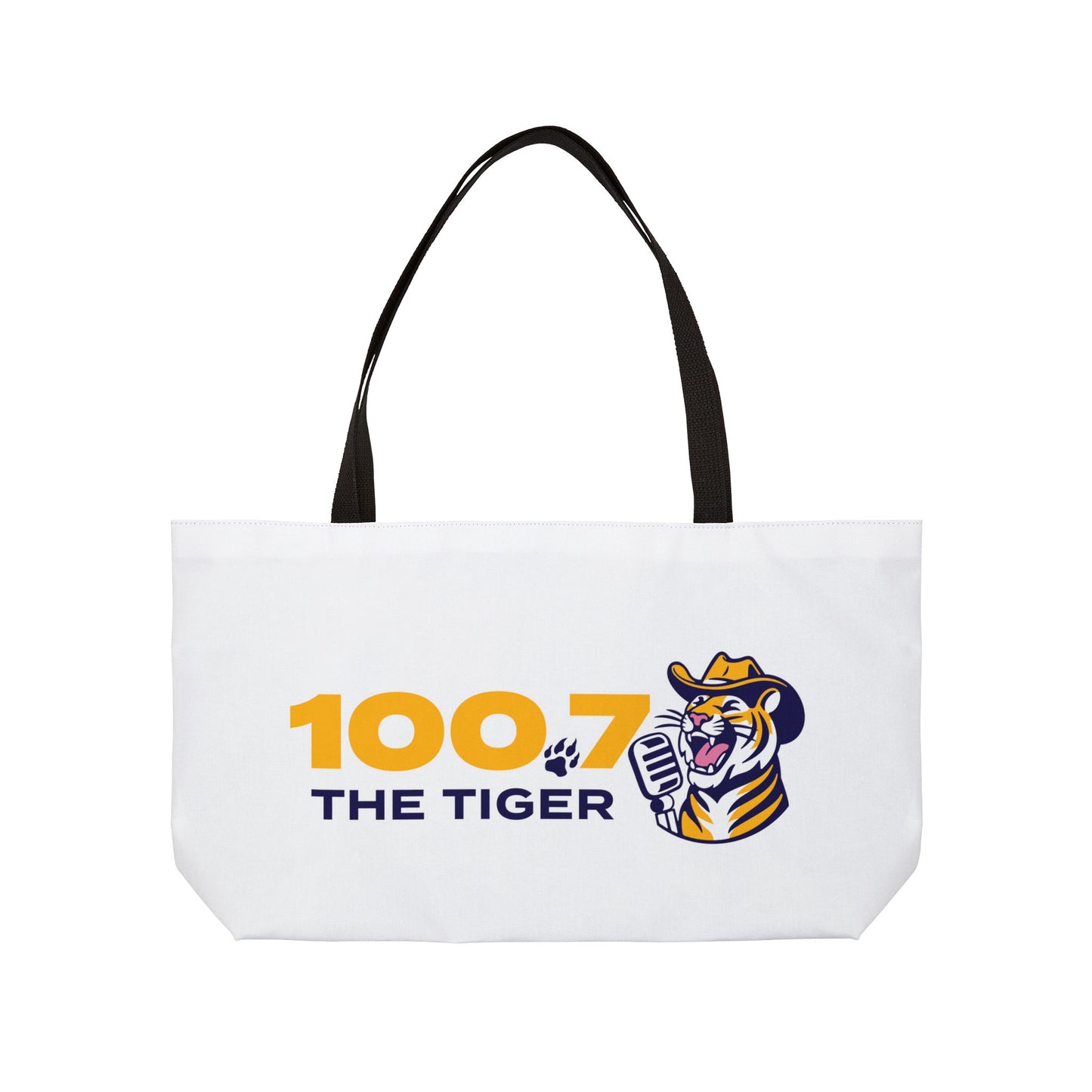 100.7 The Tiger Weekender Tote Bag